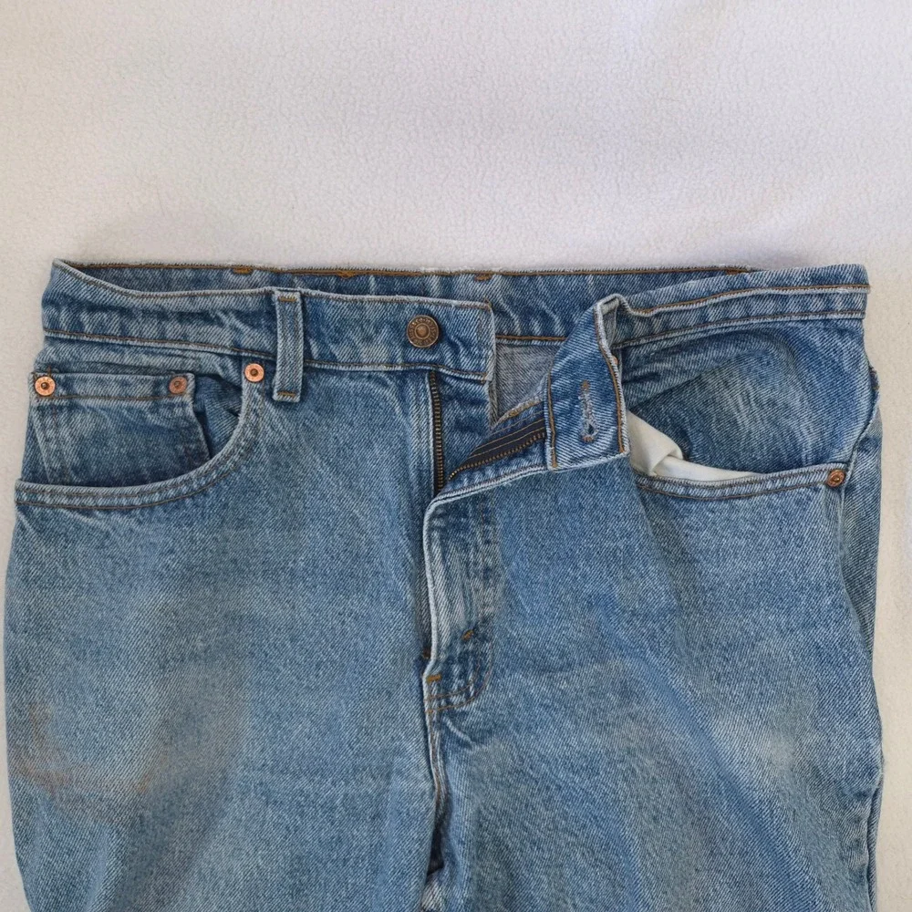 Levi 550 Relaxed Fit Jeans Blue W33 L32 Vintage 90s Tapered Leg Denim Workwear